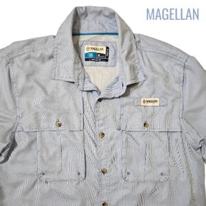 Magellan Outdoors Mini Check Short Sleeve Fishing Shirt